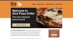 Desktop Screenshot of olcepizza.com