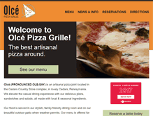 Tablet Screenshot of olcepizza.com